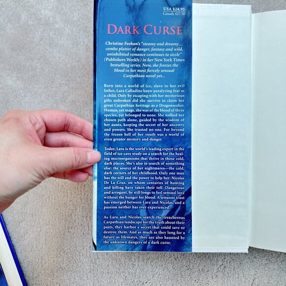 Dark Curse by Christine Feehan | Hardcover Book - Picture 2 of 4